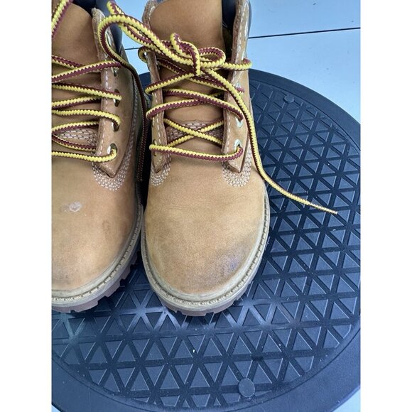 Timberland Premium 6" inch Waterproof Toddler Boots Size 8 Wheat Nubuck (12809) - Picture 4 of 9